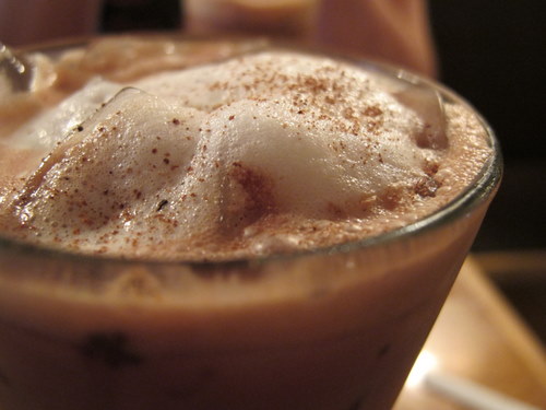 burdick iced hot chocolate close up